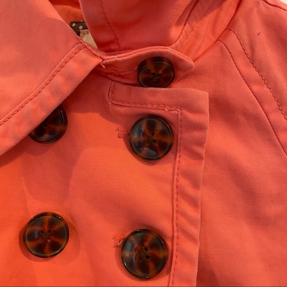 Old Navy Girls Coral Trench Coat - Picture 4 of 7